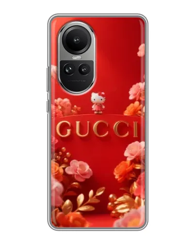 Чехол для OPPO Reno 10 с картинкой «Gucci — золотой сад» Чехол для OPPO Reno 10 с картинкой «Gucci — золотой сад»