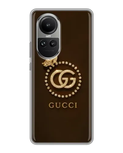 Чехол для OPPO Reno 10 с картинкой «Gucci — золотая бабочка» Чехол для OPPO Reno 10 с картинкой «Gucci — золотая бабочка»