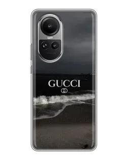 Чохол для OPPO Reno 10 з картинкою «Gucci — морський прибій»