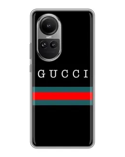 Чохол для OPPO Reno 10 з картинкою «Gucci — червоний пояс»