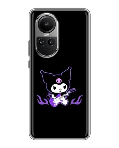 Чохол для OPPO Reno 10 з картинкою «Електрична Kuromi»