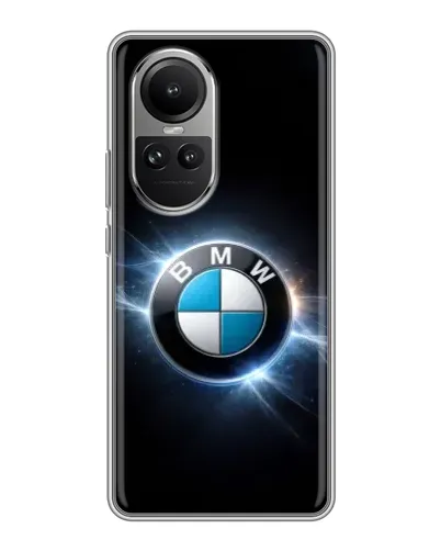 Чехол для OPPO Reno 10 с картинкой «BMW — неоновое сияние» Чехол для OPPO Reno 10 с картинкой «BMW — неоновое сияние»