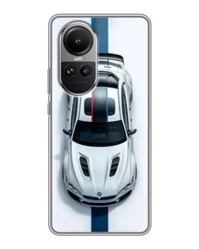 Чехол для OPPO Reno 10 с картинкой «Вид сверху — BMW M» Чехол для OPPO Reno 10 с картинкой «Вид сверху — BMW M»