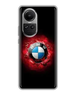 Чохол для OPPO Reno 10 з картинкою «Логотип BMW — спалах»