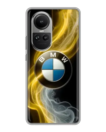 Чехол для OPPO Reno 10 с картинкой «Золотистый дым BMW» Чехол для OPPO Reno 10 с картинкой «Золотистый дым BMW»