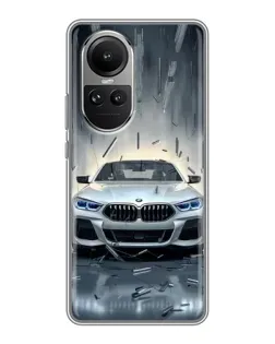 Чохол для OPPO Reno 10 з картинкою «BMW у світлі фар»