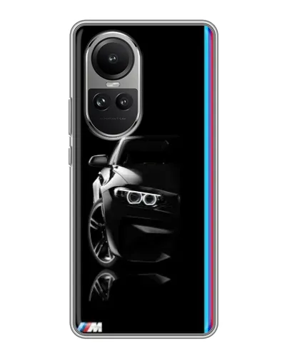 Чехол для OPPO Reno 10 с картинкой «Силуэт BMW в темноте» Чехол для OPPO Reno 10 с картинкой «Силуэт BMW в темноте»