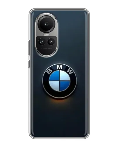 Чехол для OPPO Reno 10 с картинкой «Логотип BMW — минимализм» Чехол для OPPO Reno 10 с картинкой «Логотип BMW — минимализм»