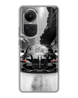 Чохол для OPPO Reno 10 з картинкою «BMW — акварельний дрифт»