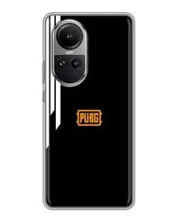 Чохол для OPPO Reno 10 з картинкою «PUBG — вертикальні лінії»