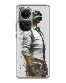 Чехол для OPPO Reno 10 с картинкой «PUBG — боец в пыли» Чехол для OPPO Reno 10 с картинкой «PUBG — боец в пыли»