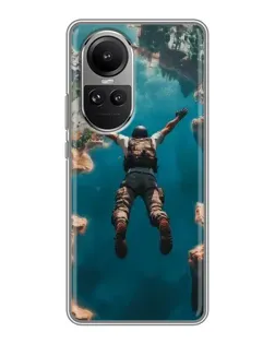 Чехол для OPPO Reno 10 с картинкой «PUBG — свободное падение» Чехол для OPPO Reno 10 с картинкой «PUBG — свободное падение»