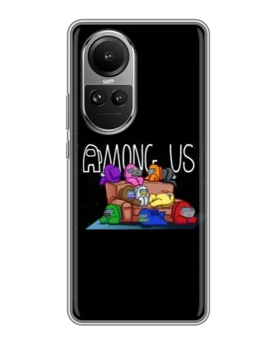 Чохол для OPPO Reno 10 з картинкою «Логотип Among Us» Чохол для OPPO Reno 10 з картинкою «Логотип Among Us»