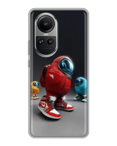 Чохол для OPPO Reno 10 з картинкою «Among Us — 3D стиль» Чохол для OPPO Reno 10 з картинкою «Among Us — 3D стиль»