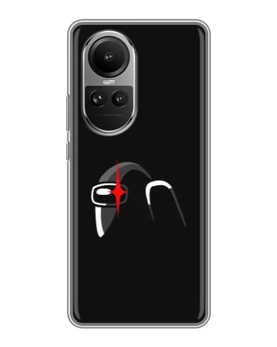 Чохол для OPPO Reno 10 з картинкою «Among Us шолом» Чохол для OPPO Reno 10 з картинкою «Among Us шолом»