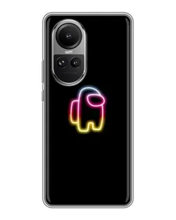 Чохол для OPPO Reno 10 з картинкою «Among Us градієнт»