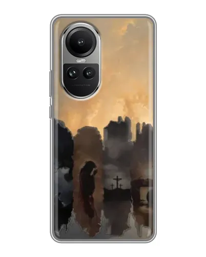 Чехол для OPPO Reno 10 с картинкой «Дорога к вере»