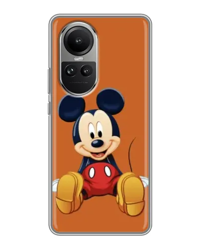 Чехол для OPPO Reno 10 с картинкой «Микки отдыхает»
