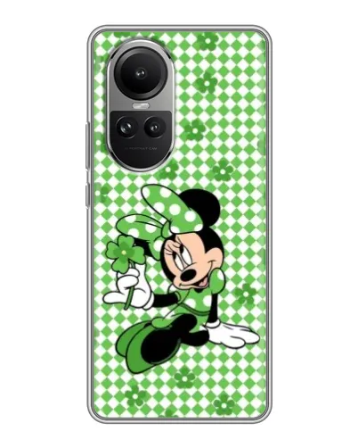 Чехол для OPPO Reno 10 с картинкой «Mickey в клетку»