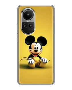 Чехол для OPPO Reno 10 с картинкой «Микки на желтом» Чехол для OPPO Reno 10 с картинкой «Микки на желтом»