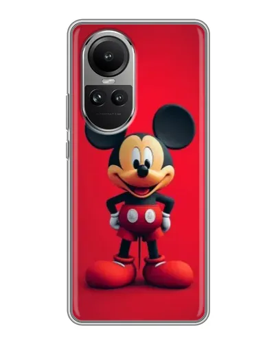 Чехол для OPPO Reno 10 с картинкой «Mickey в полный рост»