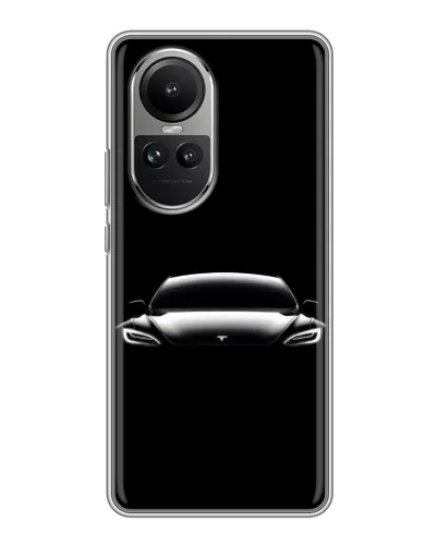 Чохол для OPPO Reno 10 з картинкою «Фари Tesla Night»