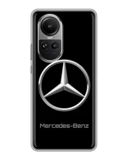 Чехол для OPPO Reno 10 с картинкой «Mercedes Silver Logo»