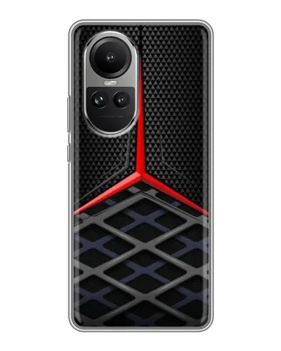 Чехол для OPPO Reno 10 с картинкой «Mercedes Carbon Grid» Чехол для OPPO Reno 10 с картинкой «Mercedes Carbon Grid»
