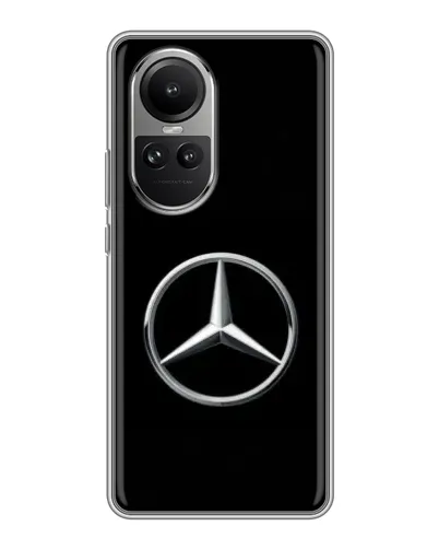 Чехол для OPPO Reno 10 с картинкой «Mercedes классический лого» Чехол для OPPO Reno 10 с картинкой «Mercedes классический лого»