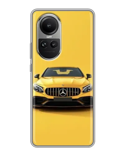 Чехол для OPPO Reno 10 с картинкой «Желтый Mercedes GT» Чехол для OPPO Reno 10 с картинкой «Желтый Mercedes GT»