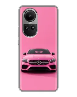 Чехол для OPPO Reno 10 с картинкой «Розовый Mercedes AMG» Чехол для OPPO Reno 10 с картинкой «Розовый Mercedes AMG»