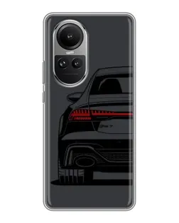 Чохол для OPPO Reno 10 з картинкою «Задня частина Audi — арт»