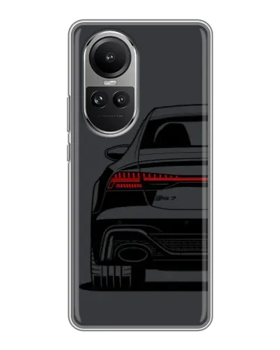 Чохол для OPPO Reno 10 з картинкою «Задня частина Audi — арт»
