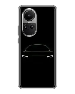 Чохол для OPPO Reno 10 з картинкою «Погляд Audi у темряві»
