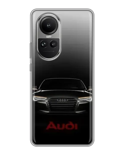 Чохол для OPPO Reno 10 з картинкою «Audi — градієнтний контур»