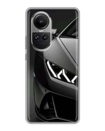 Чохол для OPPO Reno 10 з картинкою «Lamborghini фари деталізація»