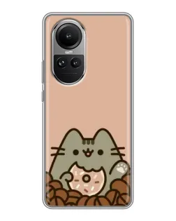 Чехол для OPPO Reno 10 с картинкой «Кофейный Пушин» Чехол для OPPO Reno 10 с картинкой «Кофейный Пушин»
