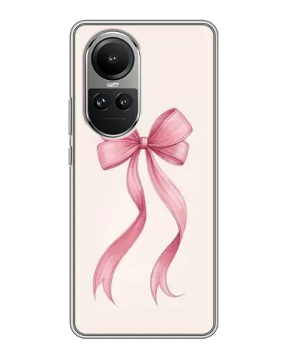Чохол для OPPO Reno 10 з картинкою «Рожевий бант»
