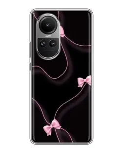 Чохол для OPPO Reno 10 з картинкою «Рожеві стрічки»