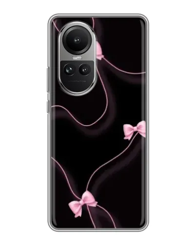 Чохол для OPPO Reno 10 з картинкою «Рожеві стрічки»