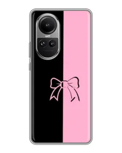 Чохол для OPPO Reno 10 з картинкою «Половинки банту»