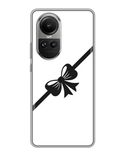 Чохол для OPPO Reno 10 з картинкою «Діагональний бант»