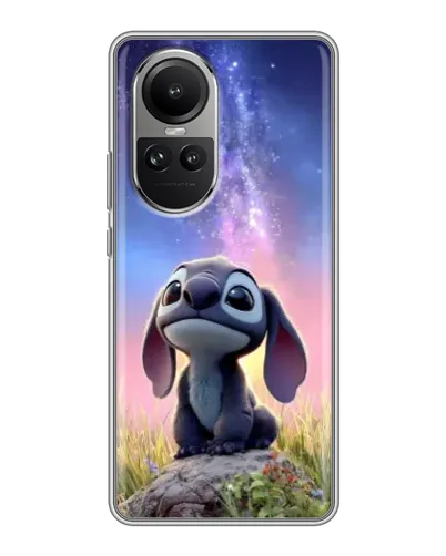 Чехол для OPPO Reno 10 с картинкой «Стич на рассвете» Чехол для OPPO Reno 10 с картинкой «Стич на рассвете»