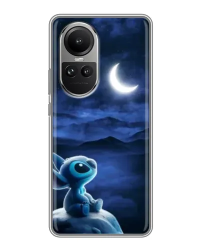 Чехол для OPPO Reno 10 с картинкой «Лунная ночь Стича» Чехол для OPPO Reno 10 с картинкой «Лунная ночь Стича»
