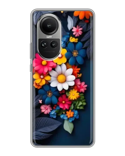 Чохол для OPPO Reno 10 з картинкою «Квіткова феєрія» Чохол для OPPO Reno 10 з картинкою «Квіткова феєрія»