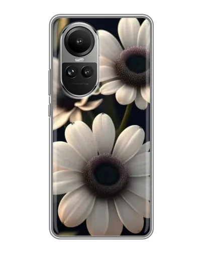Чохол для OPPO Reno 10 з картинкою «Білі маргаритки макро» Чохол для OPPO Reno 10 з картинкою «Білі маргаритки макро»