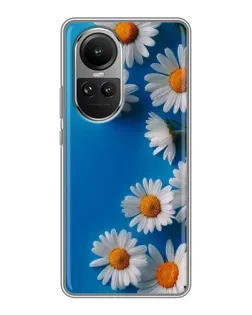 Чохол для OPPO Reno 10 з картинкою «Білосніжні маргаритки»
