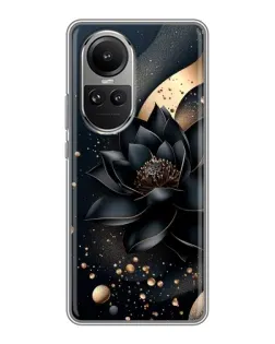 Чохол для OPPO Reno 10 з картинкою «Чорний лотос»