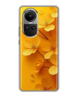 Чохол для OPPO Reno 10 з картинкою «Золоті пелюстки»