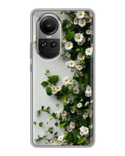 Чохол для OPPO Reno 10 з картинкою «Гілка дрібних білих квітів» Чохол для OPPO Reno 10 з картинкою «Гілка дрібних білих квітів»
